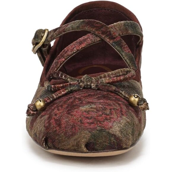 Circus NY by Sam Edelman Women's Plum Multi RPET Cross Strap Ballet Flat - Picture 2 of 6